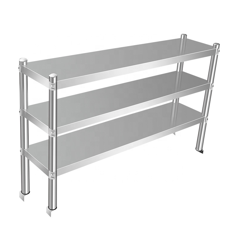 Commercial Kitchen Worktops - Robustes Edelstahl-Überregal für Arbeitstischplatte für gewerbliche