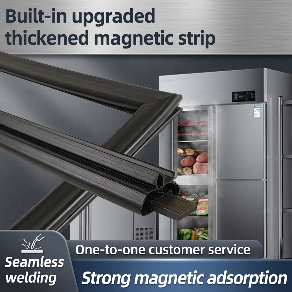 Commercial Chest Freezer - 5M Maßgefertigte Kommerzielle Kühlschranktürdichtung Magnetische PVC-Dichtung