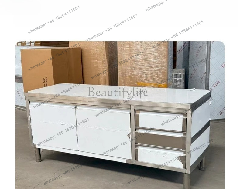 Commercial Kitchen Worktops - jj4 Edelstahl Gewerblicher Küchenschrank mit Schiebetür