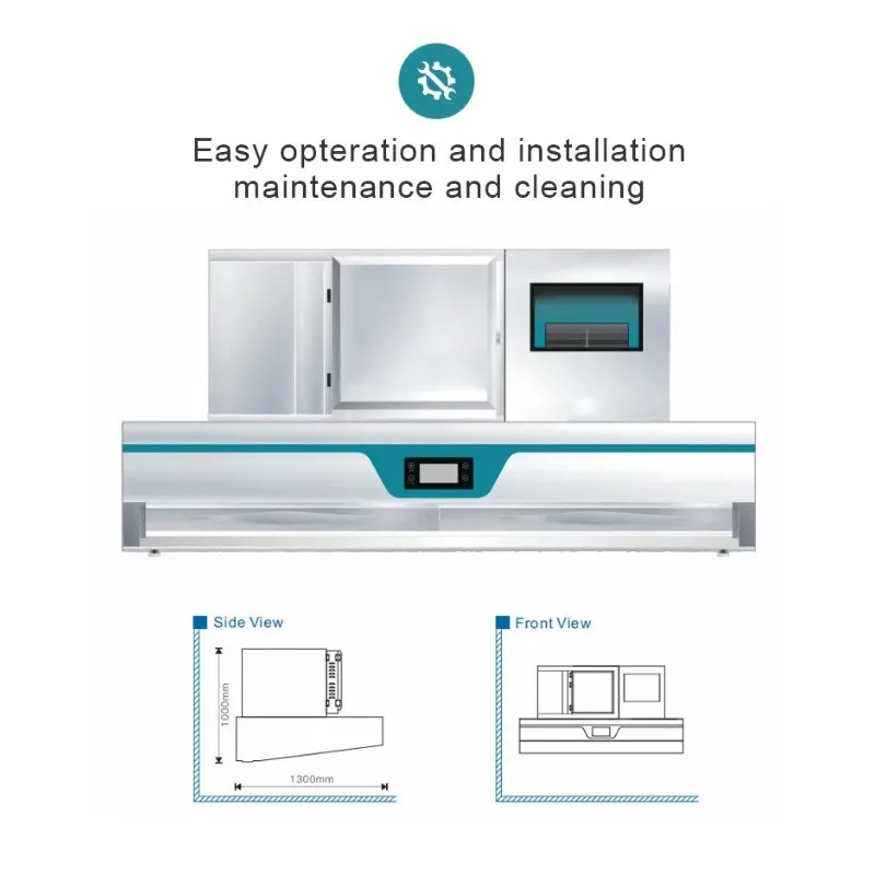 Commercial Kitchen Hoods - Gewerbliche Küche mit Ölnebelabscheider und Elektrostatischer